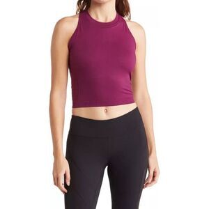 Z‎ By Zella Pivot Seamless Sports Bra Tank Sz Small Purple Caspia